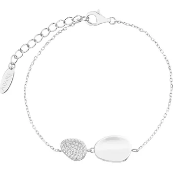 Náramek Stříbrný náramek se zirkony - AP540-7546