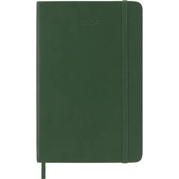 Cizojazyčná kniha Moleskine 2024 12-Month Weekly Pocket Softcover Notebook