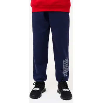 PUMA Dětské tepláky Puma 7-8 LET MODRÁ