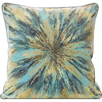 Povlečení Povlak na polštár MINK E modrý / žlutý