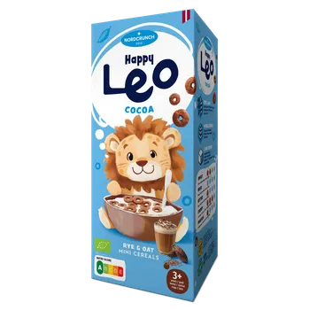 NORDCRUNCH Happy Leo BIO Cereální kroužky s kakaem 150 g