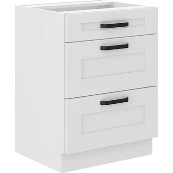 Obývací stěna Spodní skříňka, bílá, LULA 60 D 3S BB