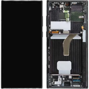 Náhradní díl pro mobilní telefon LCD display + dotyková deska + přední kryt pro Samsung Galaxy S22 Ultra, phantom + DOPRAVA ZDARMA