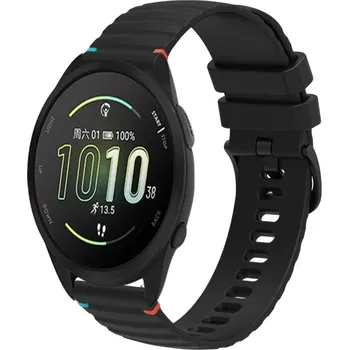 VSECHNONAMOBIL 91375 WAVY Silikonový řemínek pro Garmin Forerunner 165 černý