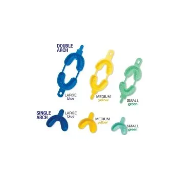 Příbor Fluoridační lžíce L 50ks modré - vel. M 50 ks, žluté