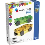 Magnetická stavebnice Cars 2 dílná Green/yellow