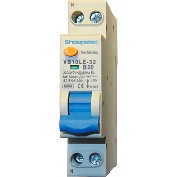 Jistič Jistič s proudovým chráničem VB10LE B20/30mA, typ A