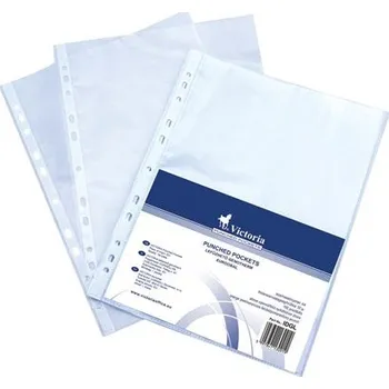 Victoria Office Euroobal s perforací 50 mic A4 100 ks čiré