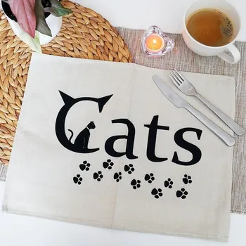 prostírání Prostírání na stůl kočka - tlapičky