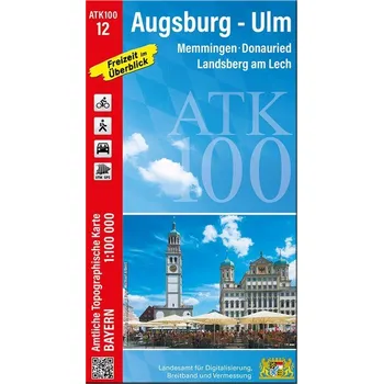 Augsburg-Ulm (Amtliche Topographische Karte 1:100000) - Landesamt für Digitalisierung, Breitband und Vermessung