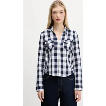 Dámská košile Bavlněná košile Hollister Co. KI340.5425.205 námořnická modř 59A, vel. M