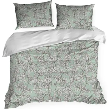 Povlečení Ložní souprava DEMI 2 mátová / světle šedá