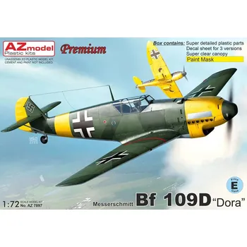 Plastikový model 1:72 Messerschmitt Bf 109D "Dora" Hartmann