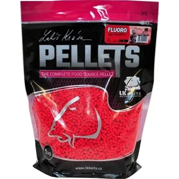 Pelety LK Baits Fluoro Pellets Wild Strawberry 1kg Průměr 2mm