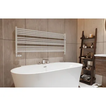 Radiátor Hopa Stick Level koupelnový radiátor 1200 x 555 mm středové připojení černá RADSTIL126031SP