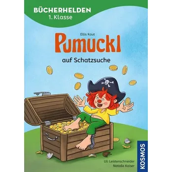 První čtění Pumuckl, Bücherhelden 1. Klasse, Pumuckl auf Schatzsuche - Kaut, Ellis [DE] (2025, Firma, Franckh-Kosmos)