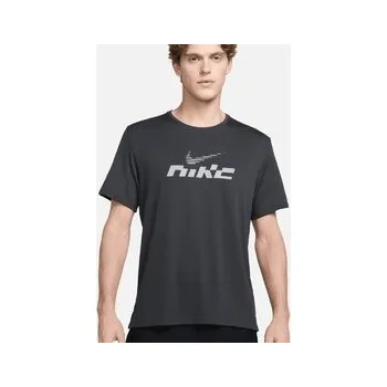 Nike Miler Flash Mens Dri-FIT UV Short-Sleeve Running Top L