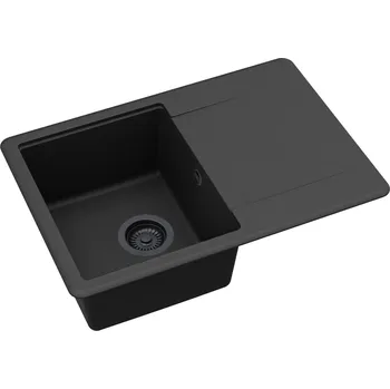 Nerezový dřez Dřez SAT černá SATSINKSQE101B - SATSINKSQE101B