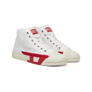 Dámské tenisky Diesel Plátěnky S-D-Verse Mid Y03505P8114 Bílá 40