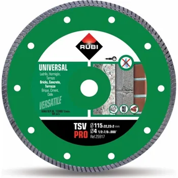 Řezný kotouč TURBO DIAMANTOVÝ KOTOUČ D115 PRO SUCHÉ ŘEZÁNÍ OBKLADŮ