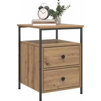 Noční stolek vidaXL Noční stolky 2 ks 44 x 45 x 60 cm kompozitní dřevo [826006] Barva: dub artisan