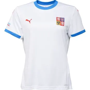 Cyklistické oblečení Dámský házenkářský dres Puma AWAY JERSEY W XL Bílá, Červená
