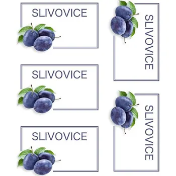 Speciální papír OPTYS Samolepicí etiketa Slivovice malá, 5 ks