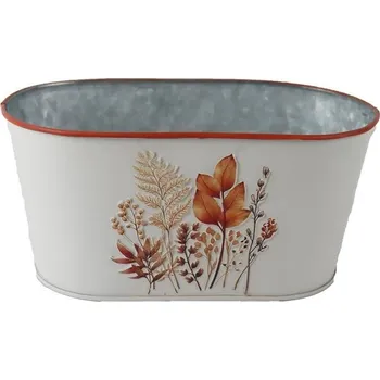 Květináč Podzimní plechový květináč K4490/1