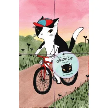 Cizojazyčná kniha Curious Cat Club Notebook Set