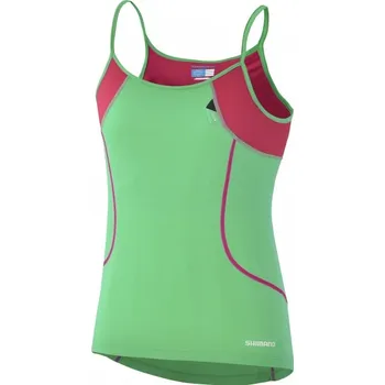 Cyklistické oblečení Tílko dámské Shimano Touring Top zelené M