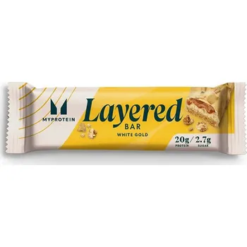 Protein MyProtein Layered Protein Bar 60 g white gold