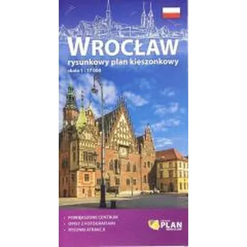 Literární cestopis Plan kieszonkowy rysunkowy - Wrocław 1:17 000 - praca zbiorowa