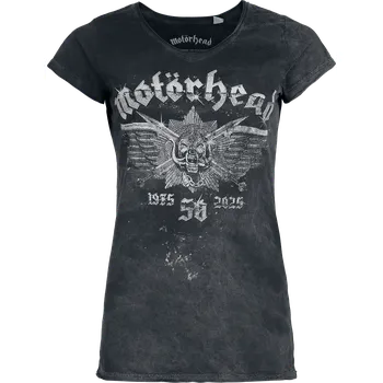 Dámské tričko Tričko z Motörhead - Metallic Logo - Ženy - šedá