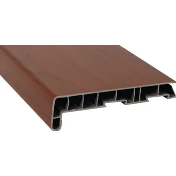 Parapet Parapet na míru PVC vnitřní s nosem Cherry Amaretto 4363043 17/40x600 mm, délka na přání 500-5000 mm