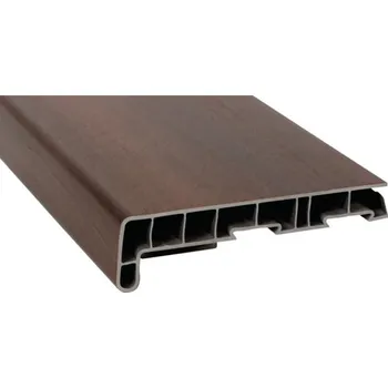 Parapet Parapet na míru PVC vnitřní s nosem Siena PR 49233 17/40x500 mm, délka na přání 500-5000 mm