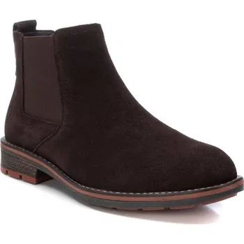 Dámské kozačky Chelsea kožené kozačky XTI® kaštanová 43