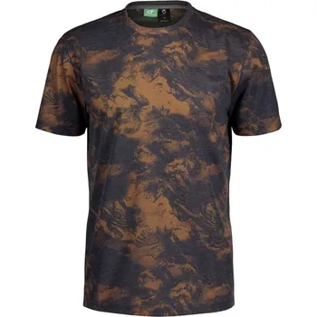 Dámské tričko SCOTT tričko DRI Tie Dye jaro-podzim Tmavě červená M Pánské