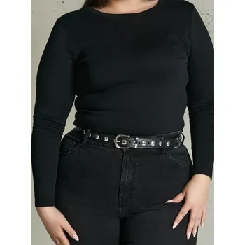 Dámská móda Sinsay - Body s&nbsp;dlouhými rukávy - černá - 725EU-99X - 725EU-99X-1XL