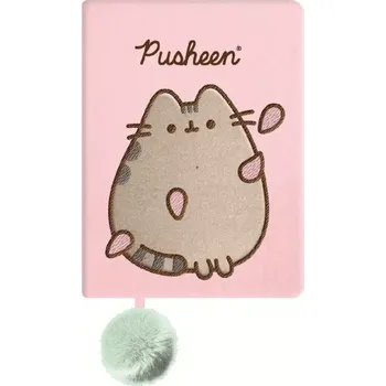 Zápisník Plyšový zápisník PUSHEEN - růžový