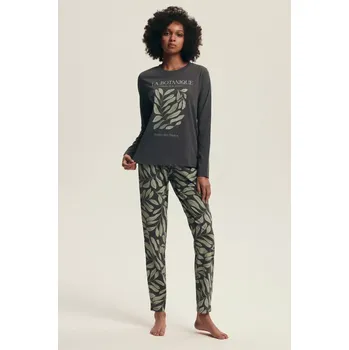 Pánské pyžamo DÁMSKÉ PYŽAMO DANNA 43685 AW25 grafit L
