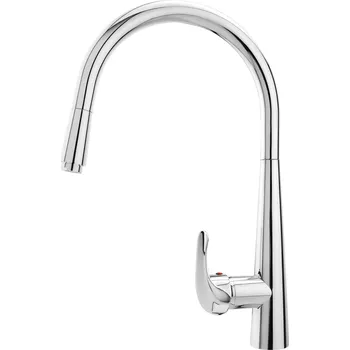 Vodovodní baterie POŠK. OBAL baterie umyvadlová stojánková teleskopická, horní ramínko, chrom