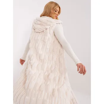 Dámská vesta Wool Fashion Italia Dámská vesta AT-KZ-2368-1.06 Wool Barva: Tělová, Velikost: S/M