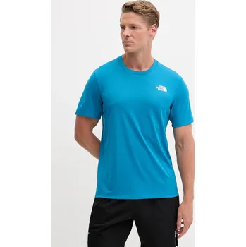 Pánské oblečení Tréninkové tričko The North Face Lightbright NF0A825OBOM1 modrá 55X, vel. M