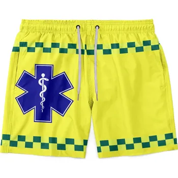 Pánské plavky Pánské plavky short – Záchranáři (Velikost: M)