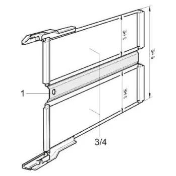 Prozatímní adaptér, prozatímní adaptér 20800-224 oboustranná DIN 41612 FR4 290 x 160 x 1.6mm