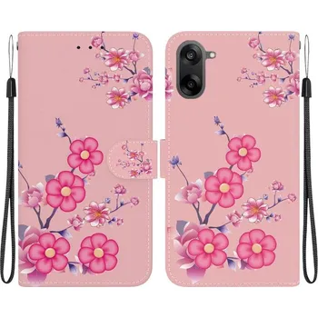 Pouzdro na tablet VSECHNONAMOBIL 119403 ART Peněženkový obal pro OnePlus Nord CE 5 5G CHERRY BLOSSOM