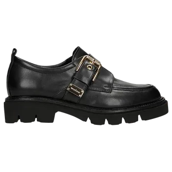 Dámské polobotky Černé Dámské Lordky Se Zlatou Přezkou Wojas 4635051 39