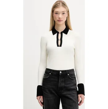 Dámský svetr Svetr HUGO Sharro dámský, béžová barva, 50542608 01A, vel. M