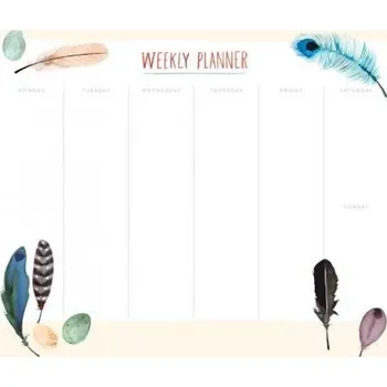 Cizojazyčná kniha Feathers Desk Pad