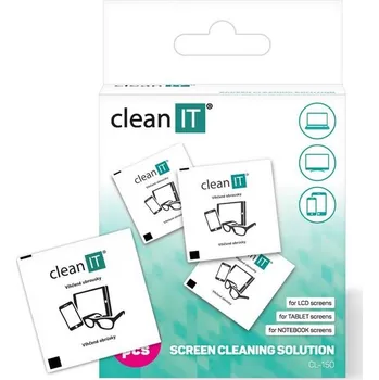 Clean IT Čisticí vlhčené ubrousky - 52ks Znáte ten problém, kdy přes silné znečištění, zejména díky prachu, už ani nevidíte, co se děje na obrazovce? Pokud ano, tvůrci v Clean IT vyrobili vlhčené ubr